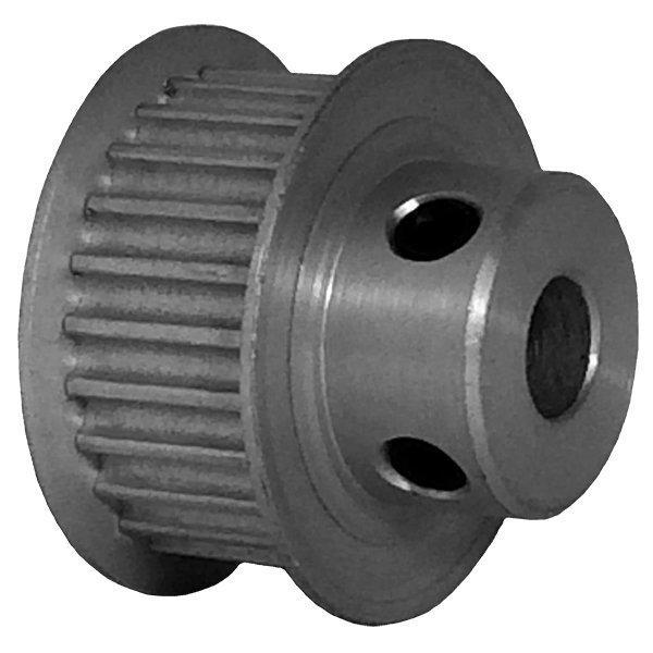 B B Manufacturing 25-3P09-6FA3, Timing Pulley, Aluminum, Clear Anodized,  25-3P09-6FA3